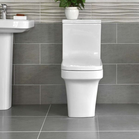 Sample Milos Gris Stone Effect Floor Tiles