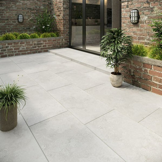 Sample Rapolano Light Beige Travertine Effect 1200x600x20mm Slabs
