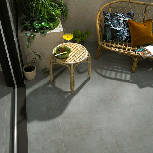 Grava Grey Outdoor Concrete Effect