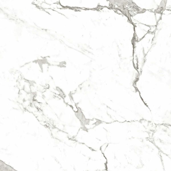 Sample - Versailles Carrara Marble Effect Polished 600x600 Tiles