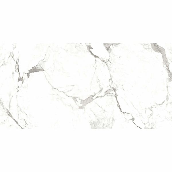 Sample - Versailles Carrara Marble Effect Polished 600x300 Tiles