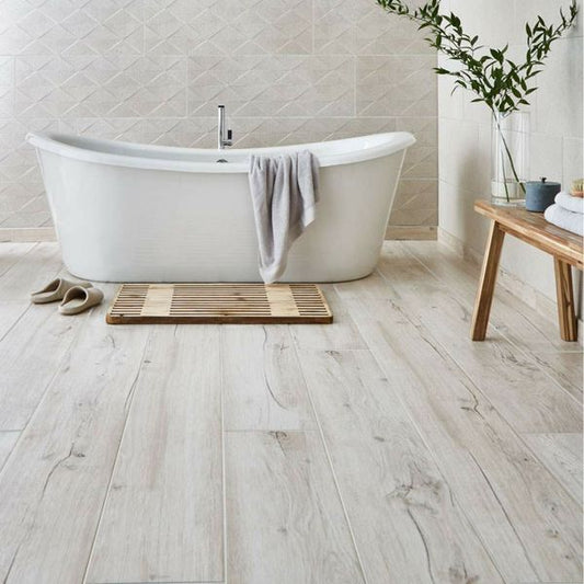 Sample Mumble B Light Oak Wood Effect Tile 15x90