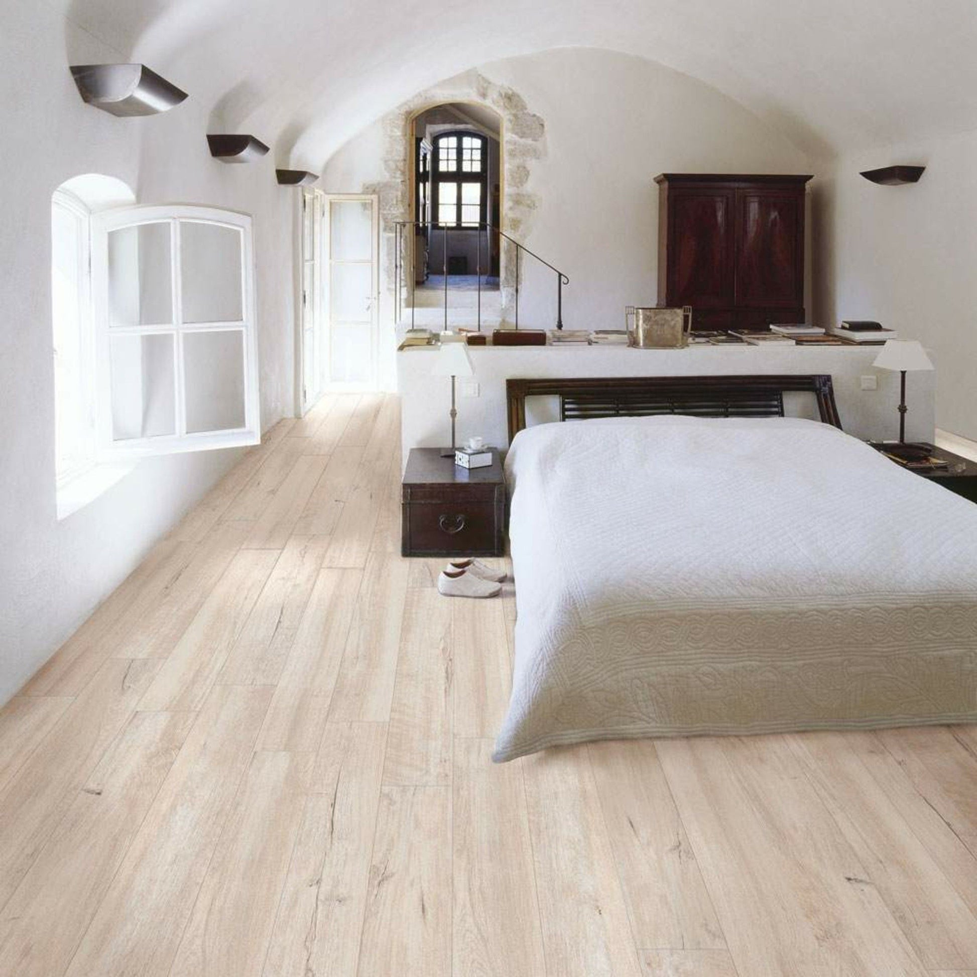 Mumble B Light Oak Wood Effect Tile 195x1215