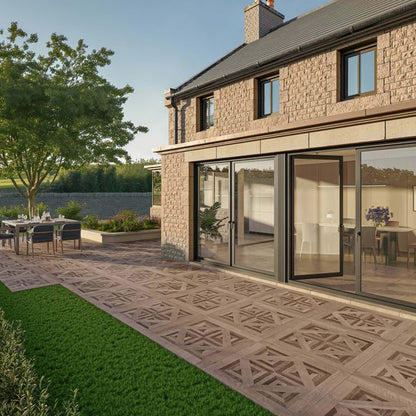Old Manor Dark Walnut Outdoor Paving Slab