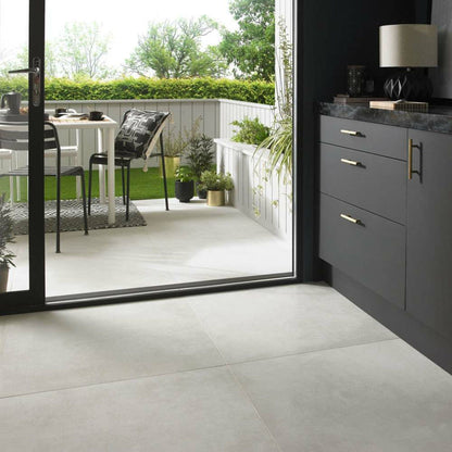 Open Stone Effect Bianco 80x80 9mm