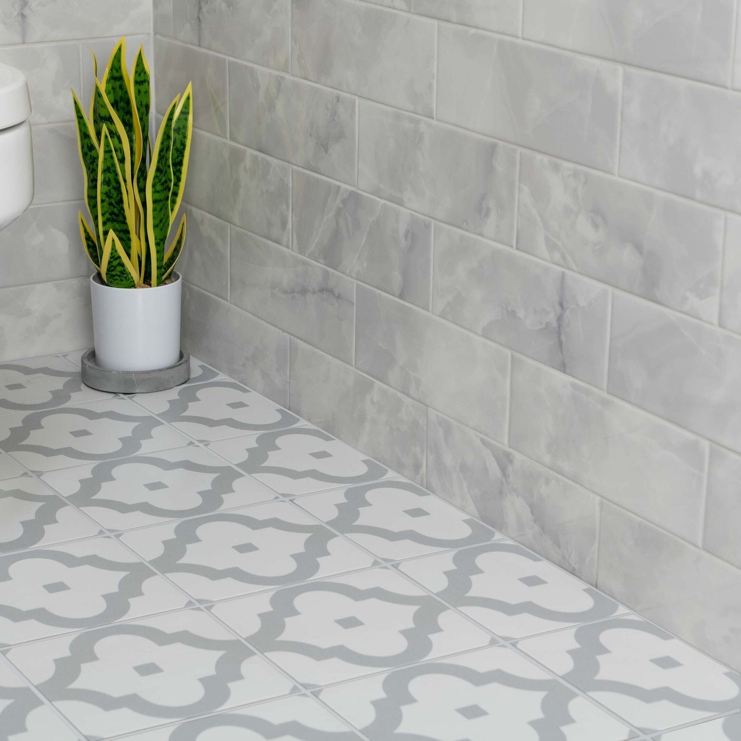 Onix Smoke Marble Effect Tile