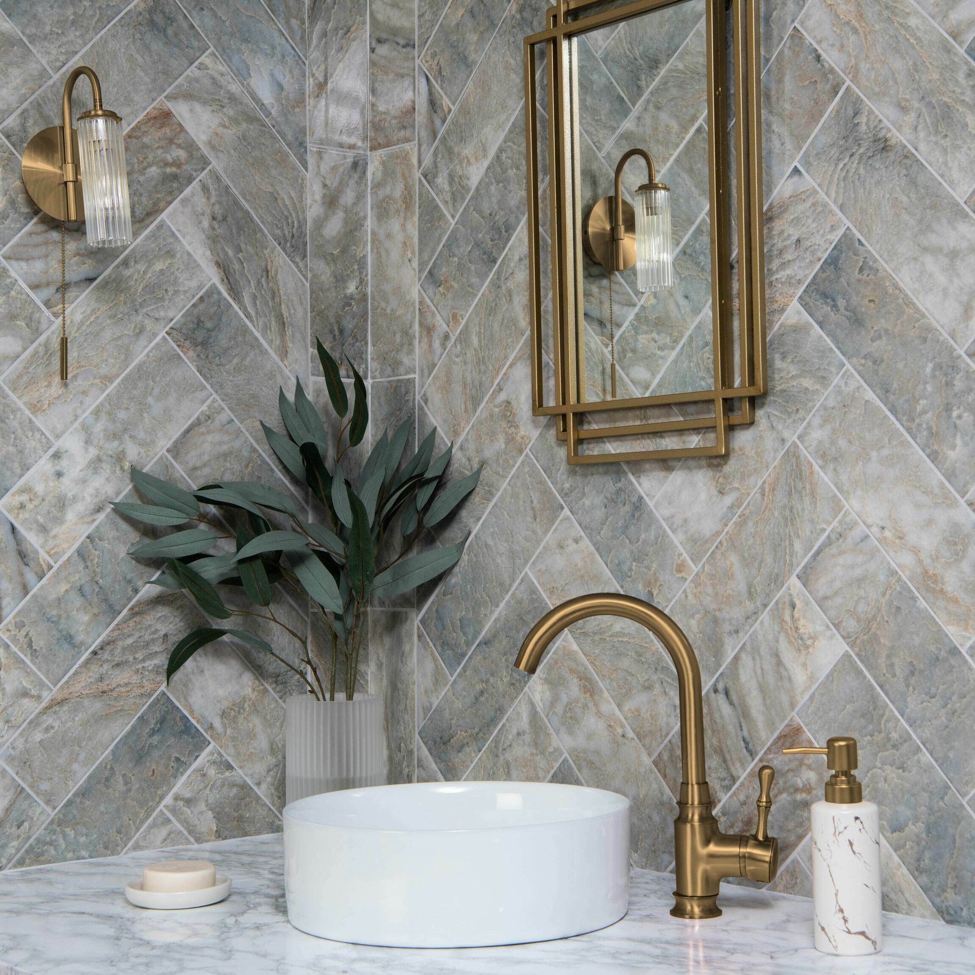 Onix Verde Marble Effect Tile