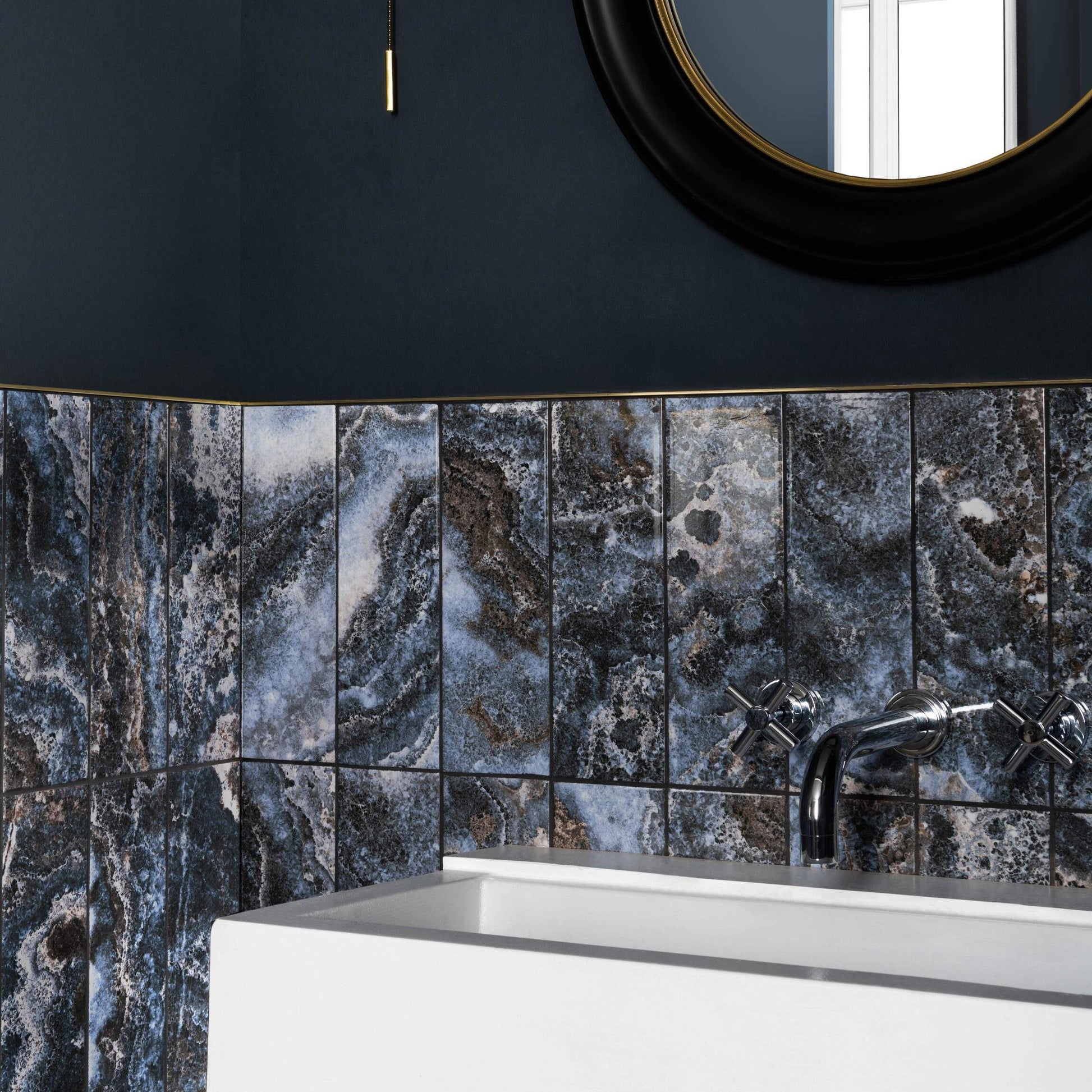 Onix Lapislazuli Marble Effect Tile