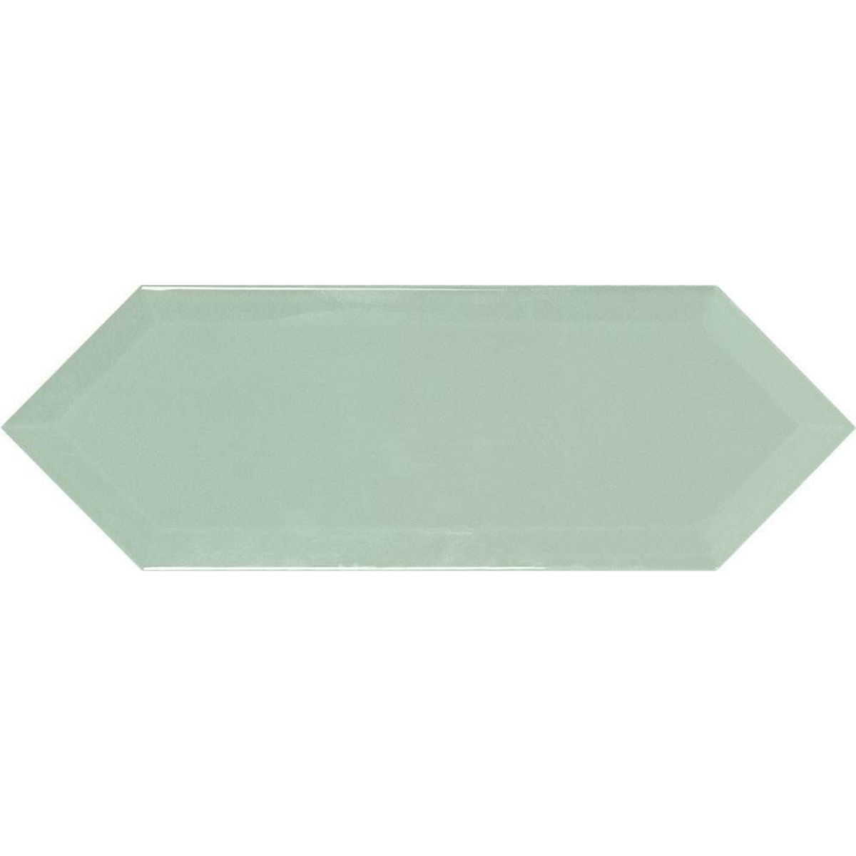 Sample - Pickett® Bevelled Mint Green Metro Tiles