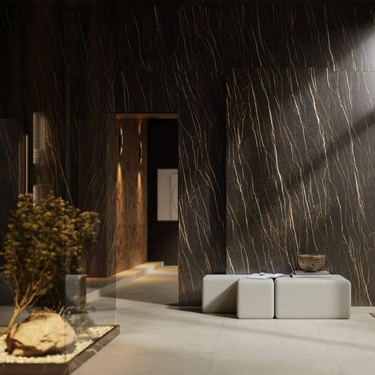 Sample Pleasure Rectified Matt Porcelain Brown Floor Tiles