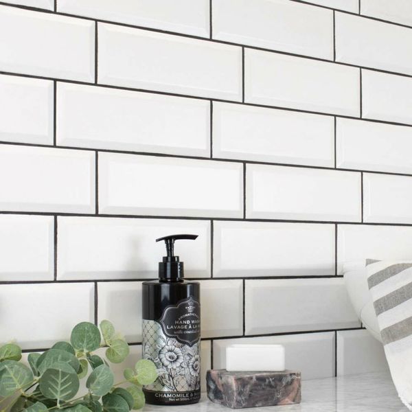 Ingot Blanco White Matt Metro Tiles 225x75