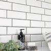 Ingot Blanco White Matt Metro Tiles 225x75