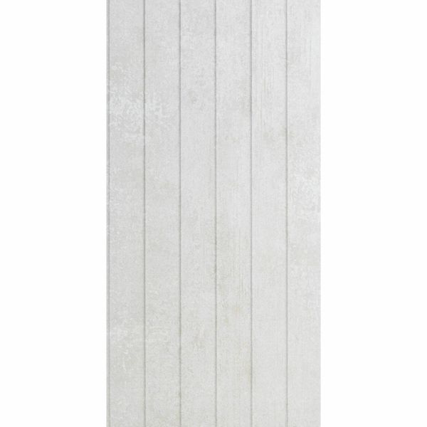 Porto White Matt Decor Concrete Effect Wall Tiles