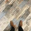 Sample - Vintage Blue Wood Effect Tile 15x60