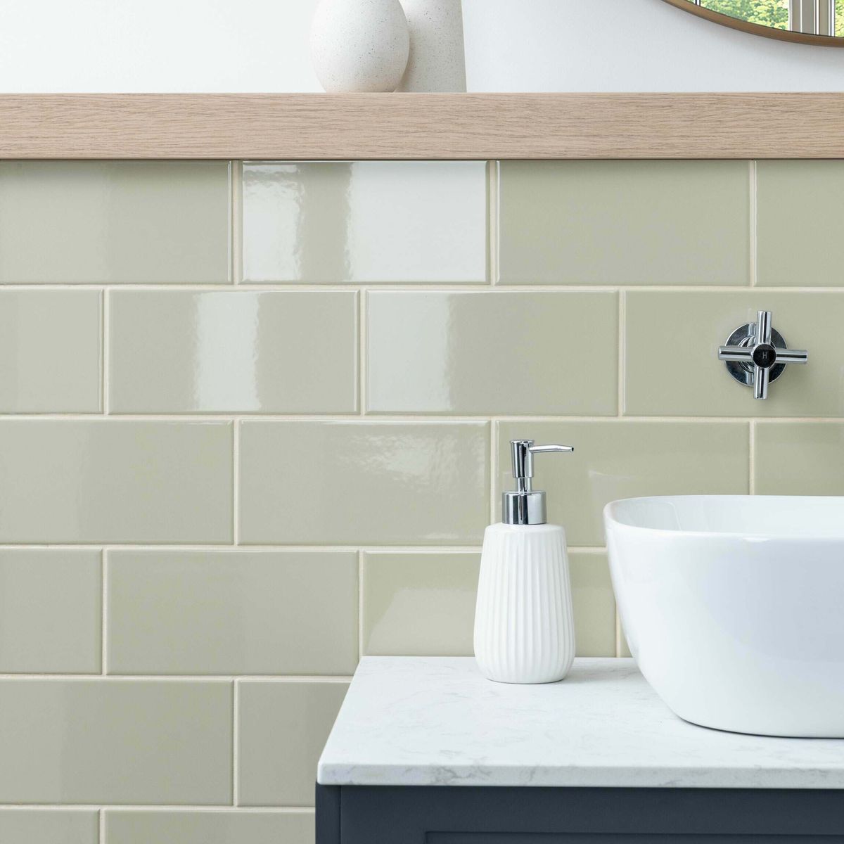 Sample - Monocolour Roca Beige Flat Gloss Metro 200x100