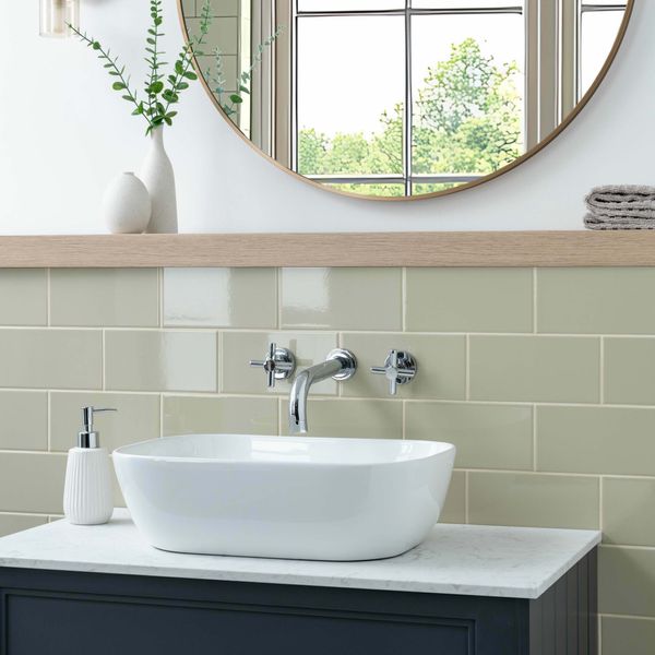 Monocolour Roca Beige Flat Gloss Metro 200x100