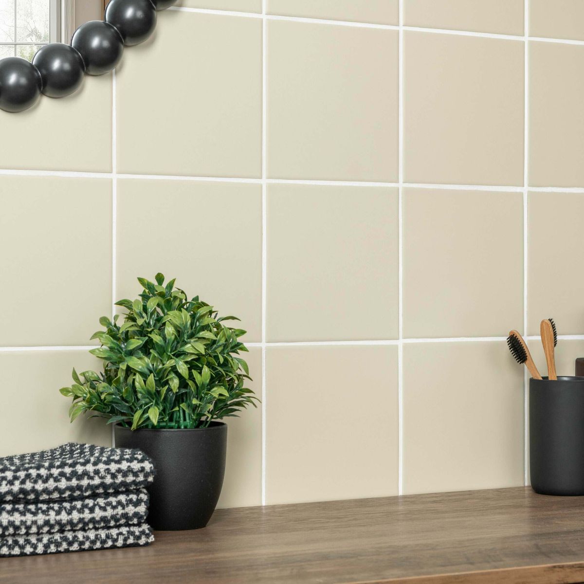 Monocolour Roca Beige Flat Matt Square 150x150