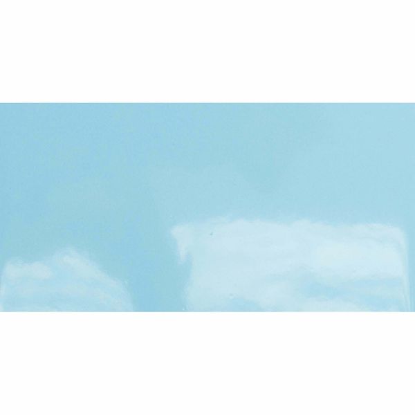 Sample - Monocolour Aire Blue Flat Gloss Metro 200x100