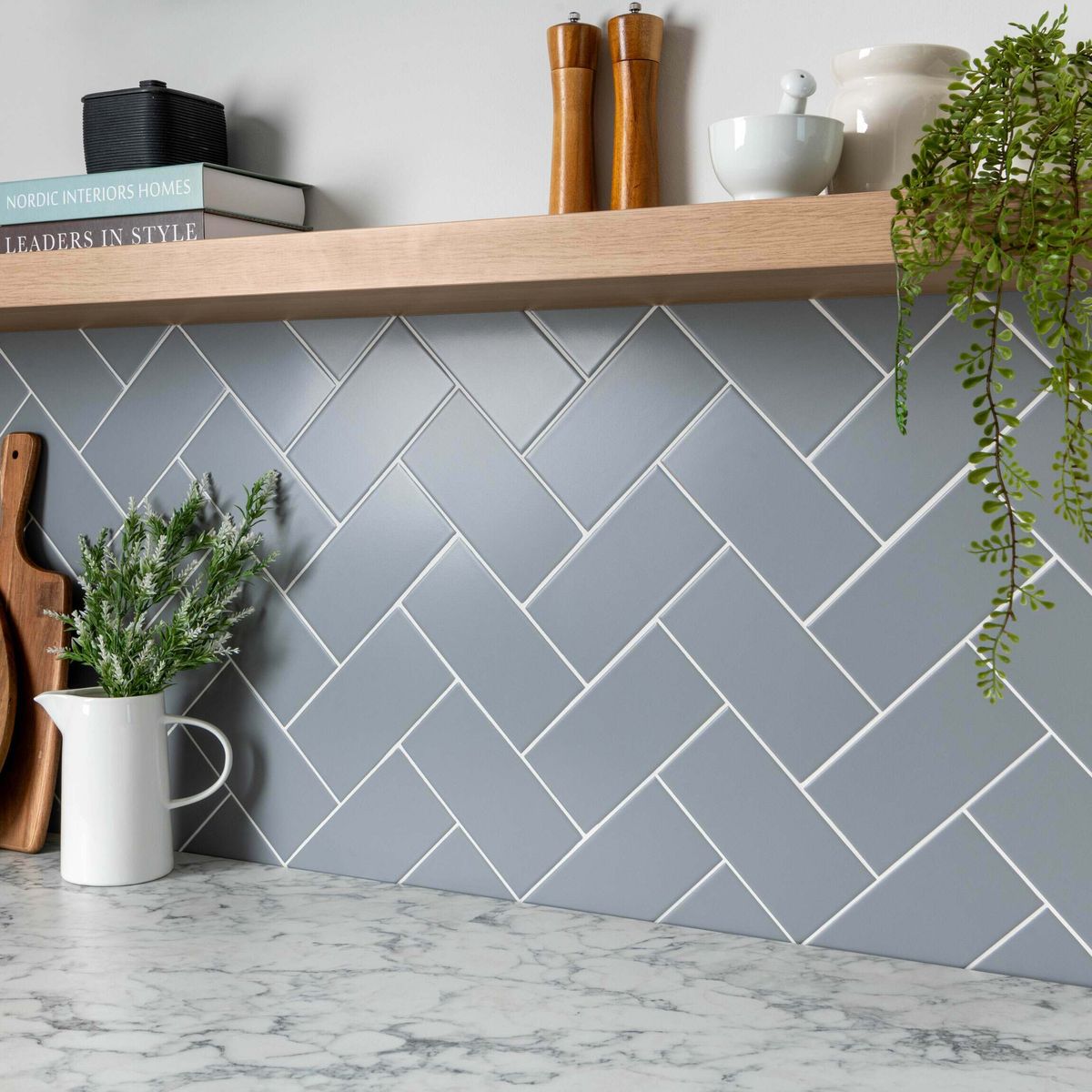 Sample - Monocolour Plata Grey Flat Matt Metro 200x100