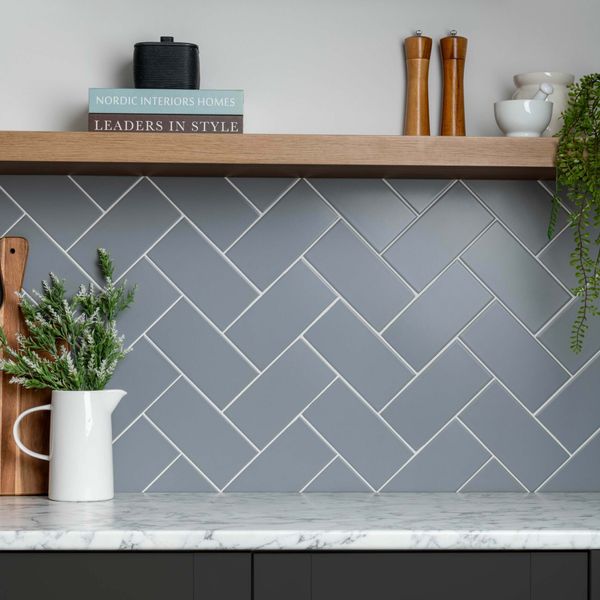 Sample - Monocolour Plata Grey Flat Matt Metro 200x100