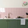 Sample - Monocolour Rosa Pink Flat Gloss Square 150x150