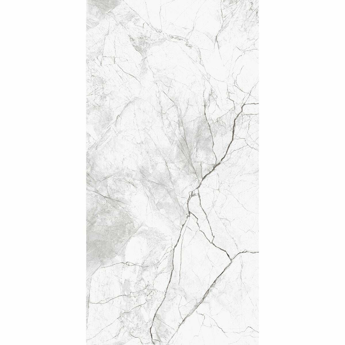 Riva White Matt Marble Effect Wall Tile 600x300