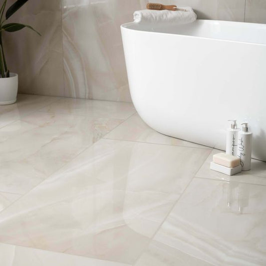 Sample Rodas Light Beige Marble Effect Tiles 1200x600