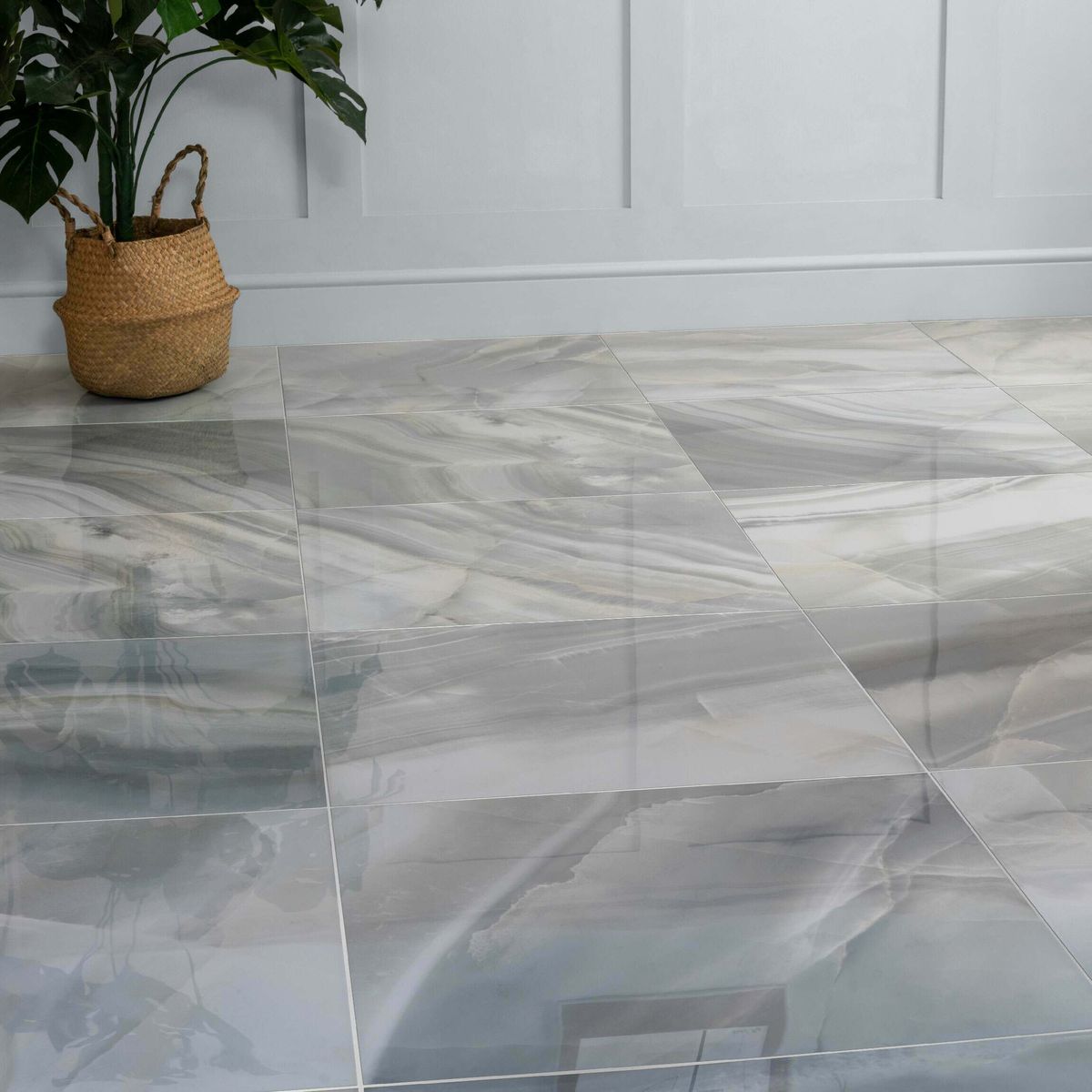 Sample - Rodas Smerato Marble Effect Tiles 600x600