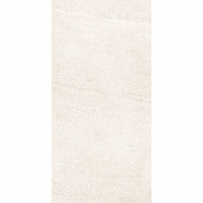 Sample New Pietra White Rectified Matt Stone Effect Tile 1200x600x7mm
