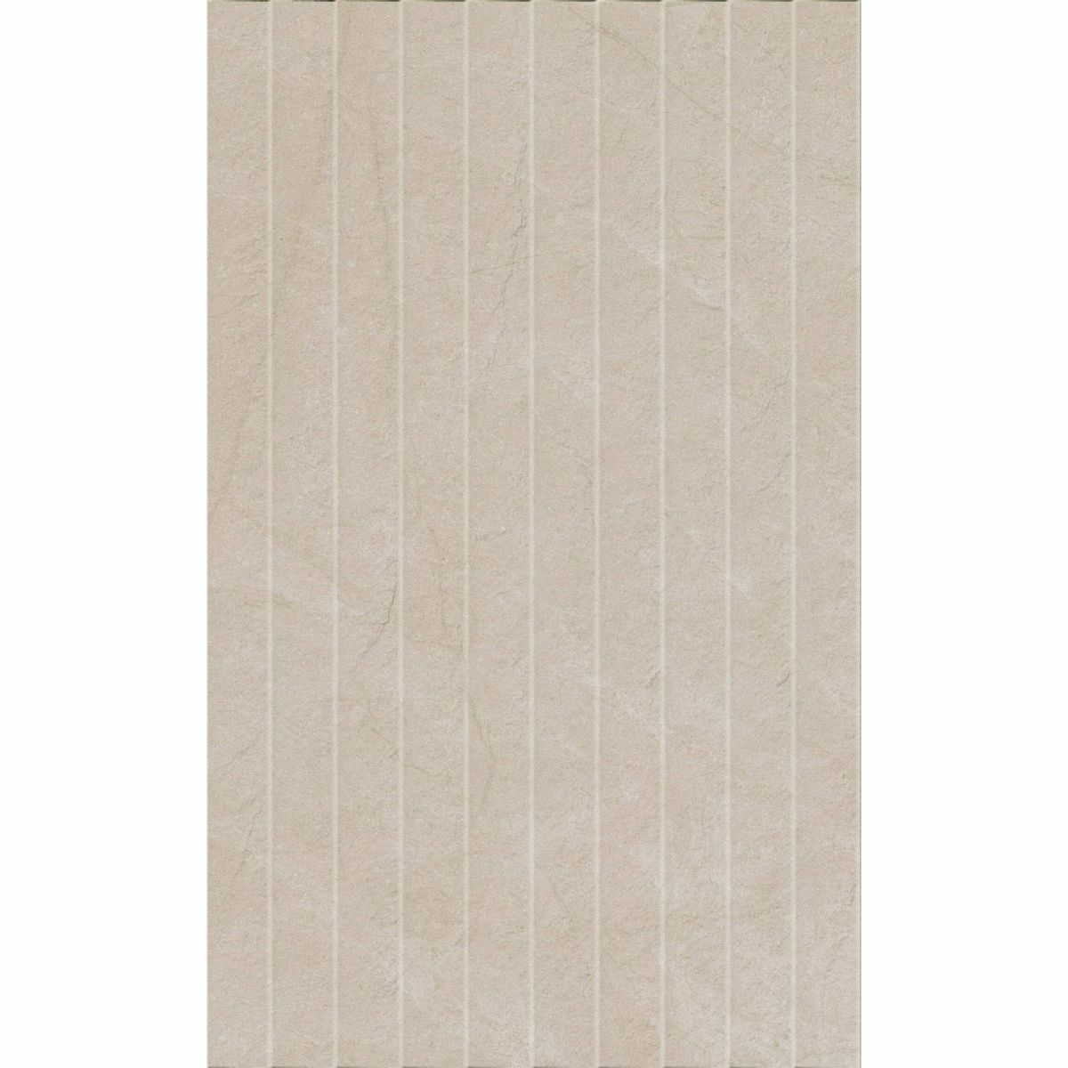 Sample - Artan Cream Decor Matt Stone Effect Wall Tiles 550x330x8.8mm