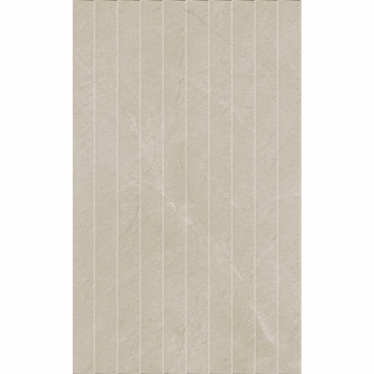 Sample - Artan Cream Decor Matt Stone Effect Wall Tiles 550x330x8.8mm