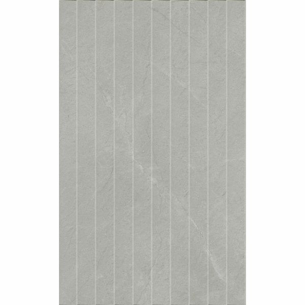 Sample - Artan Grey Decor Matt Stone Effect Wall Tiles 550x330x8.8mm
