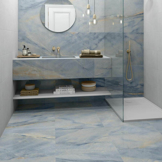 Signature Bahia Blue Gloss Tiles