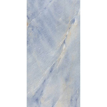 Signature Bahia Blue Gloss Marble Effect Tiles