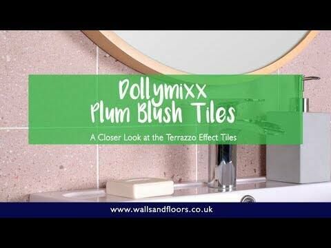 Terrazzo Light Pink Terrazzo Effect Matt Tiles