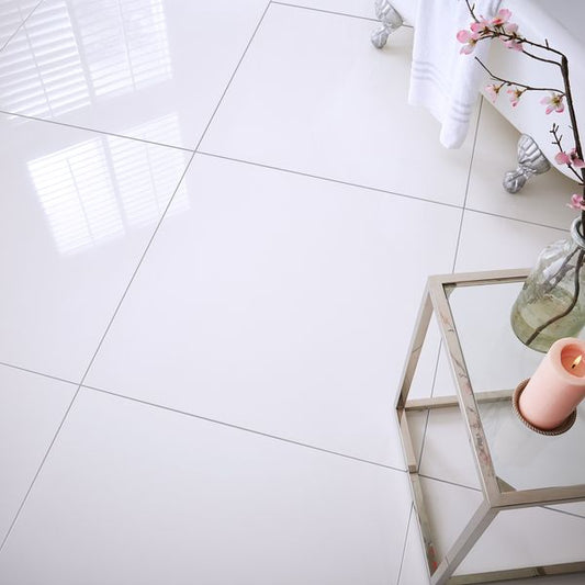 Sample Snow White 800x800mm Tiles