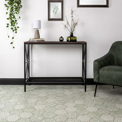 Souk Green Patchwork Hexagon Tiles 15x15cm