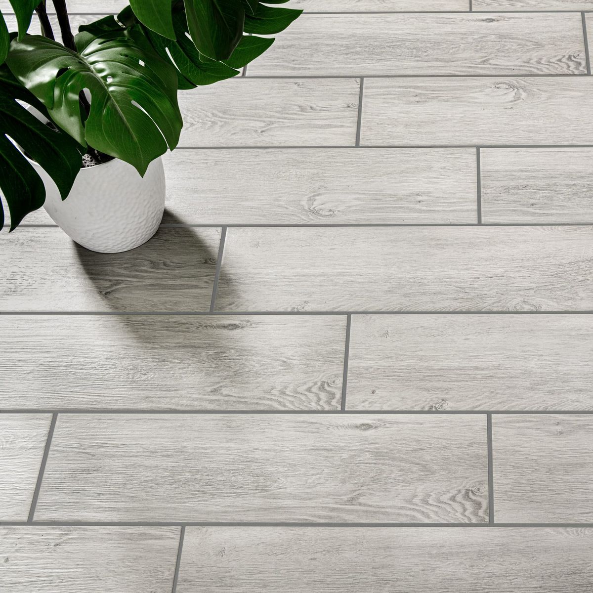 Sample - Star Wood Grey Oak Wood Effect Tile