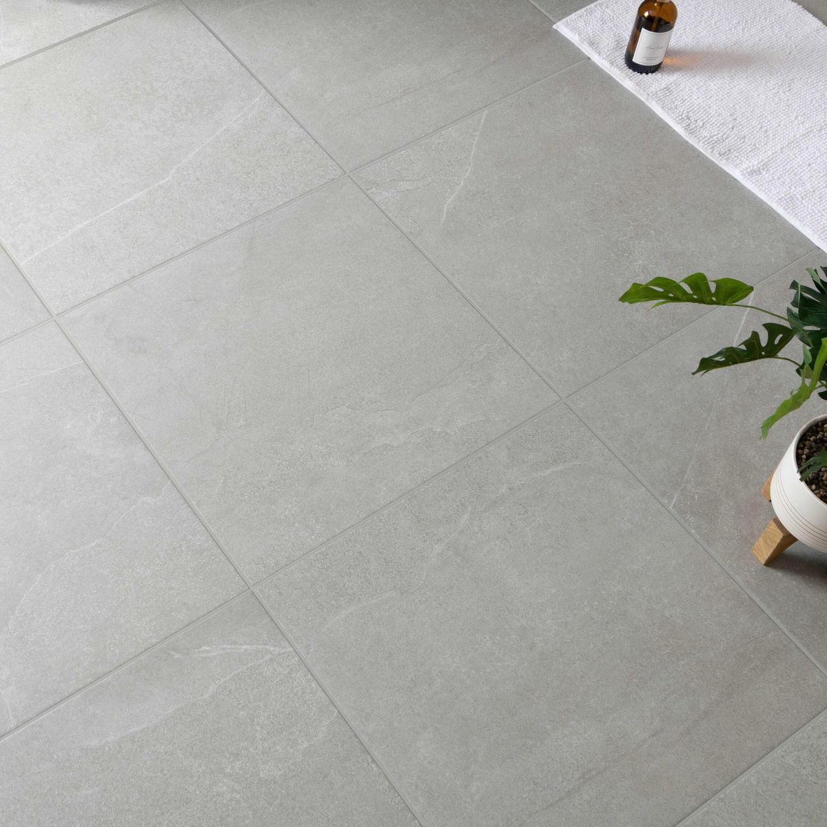 Stoneart Matt Grey Anti Slip Stone Effect Wall and Floor Tiles