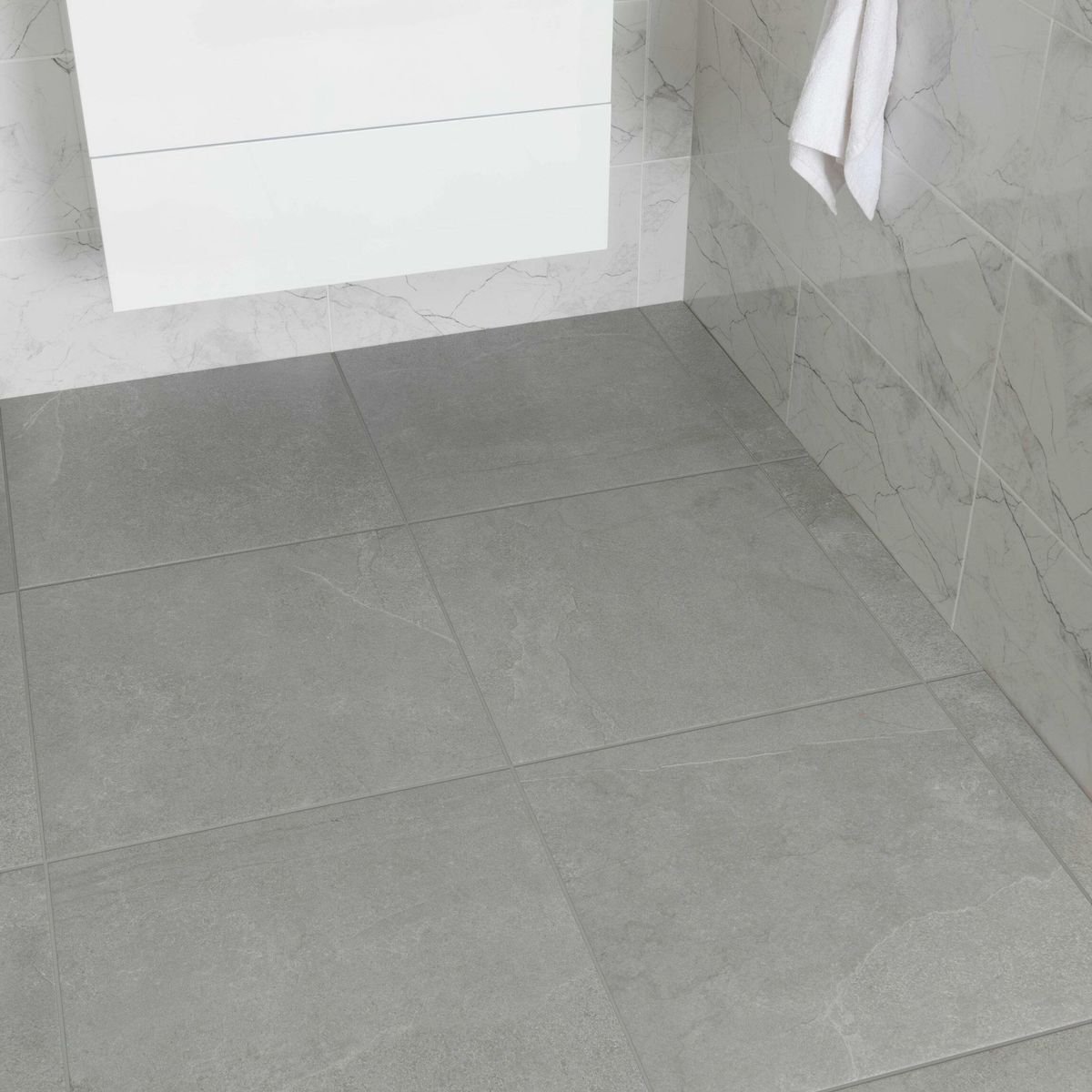 Stoneart Matt Grey Anti Slip Stone Effect Wall and Floor Tiles