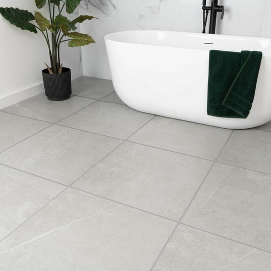 Sample Stoneart Matt Grey Anti Slip Stone Effect Wall and Floor Tiles