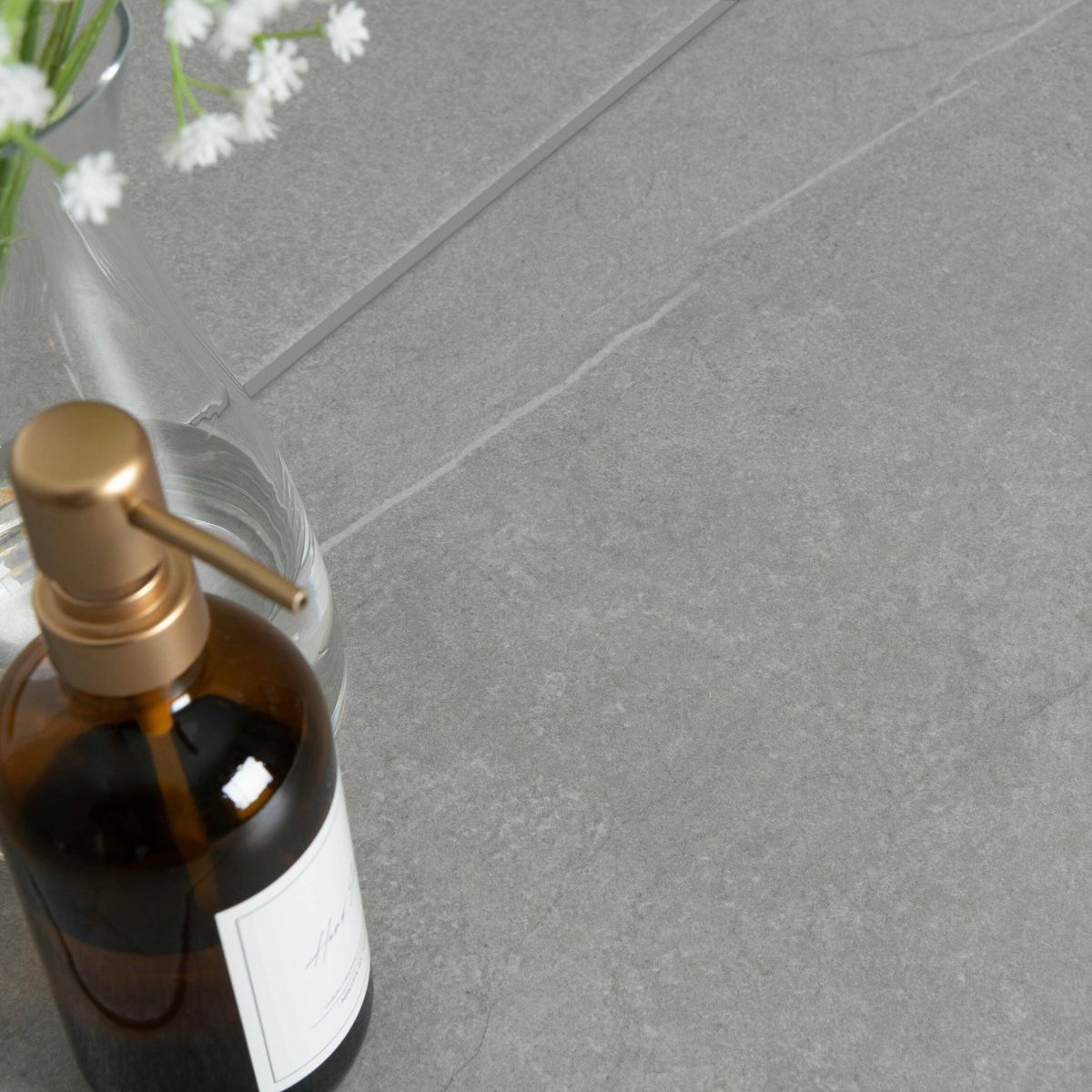 Stoneart Matt Grey Anti Slip Stone Effect Wall and Floor Tiles