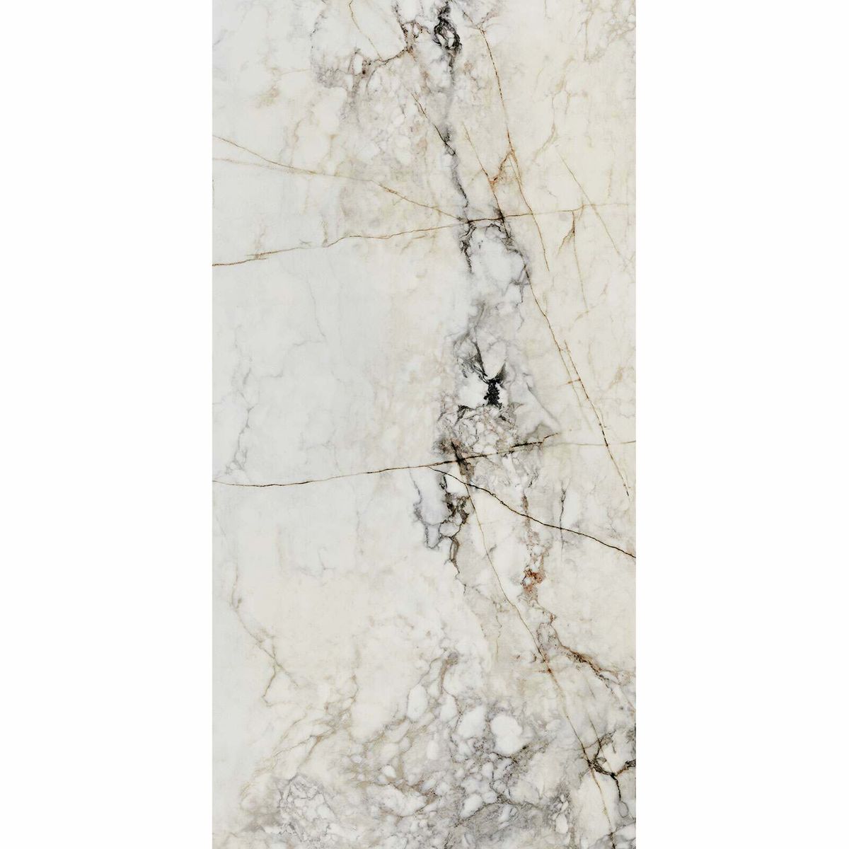 Sample - Balance Stone Polished Marble Effect Tiles 1198x598
