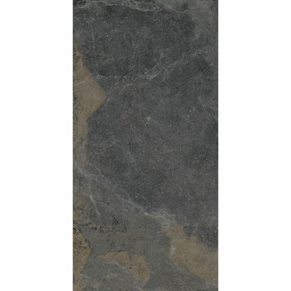 Sample - Strato Natural Rustic Black Slate Effect Matt 20mm Slabs