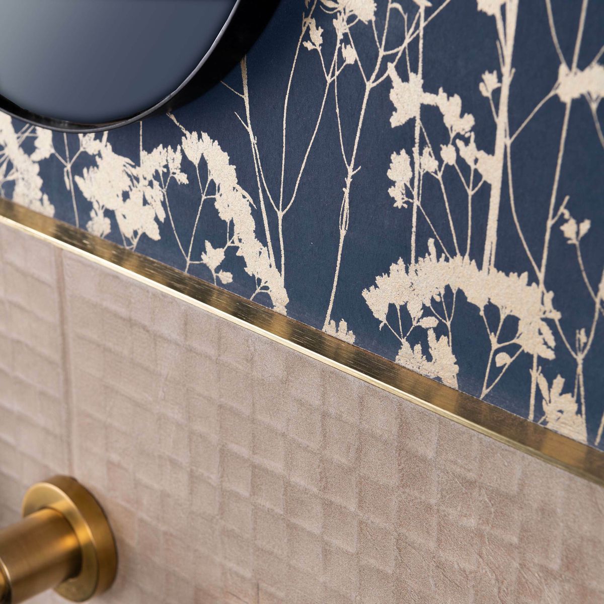 Venice Inlay Taupe Matt Stone Effect Wall Tiles