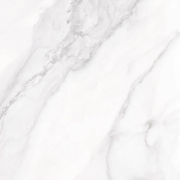 Sample - Sublime White Polished Tile 600x600