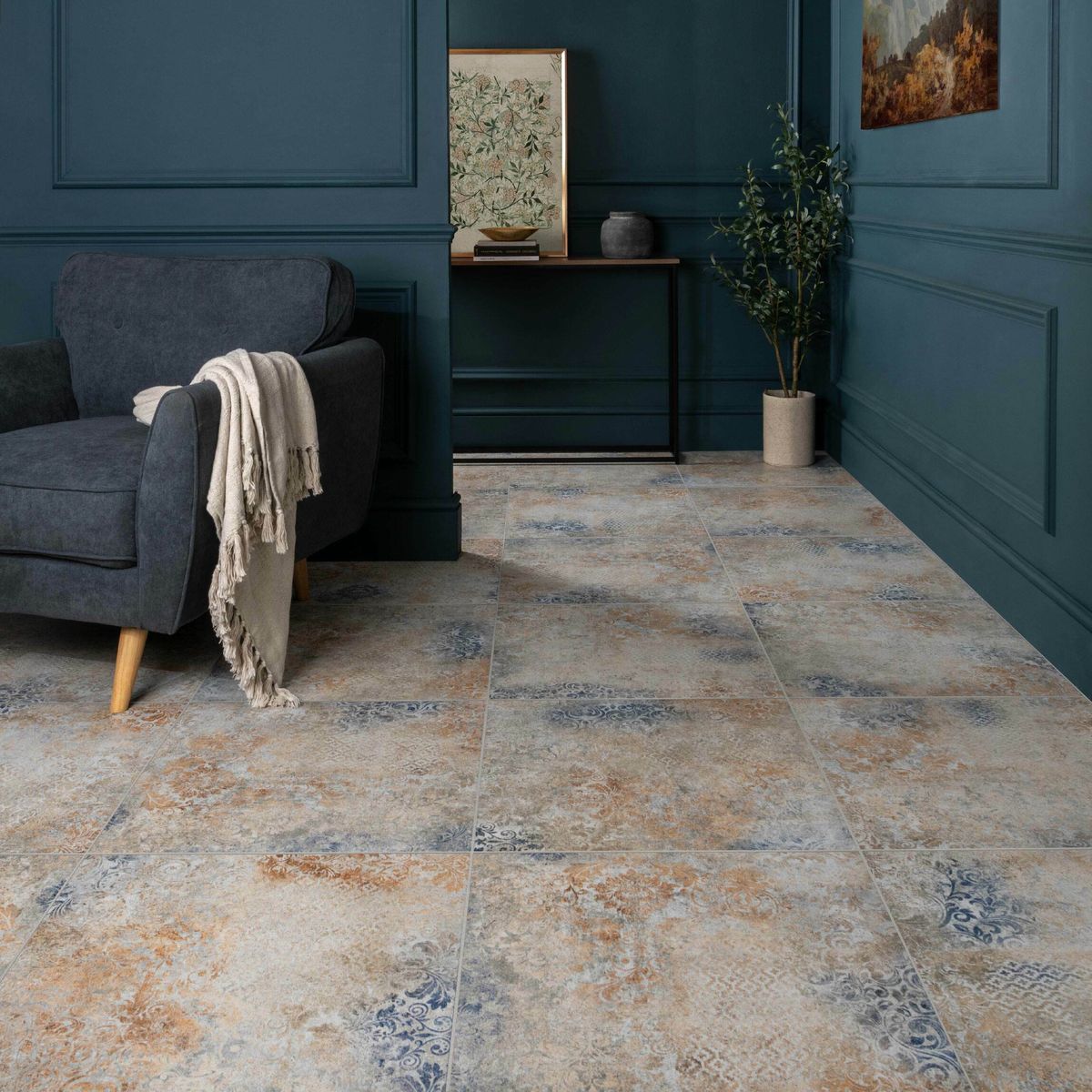 Bohemy Blue Patterned Tiles
