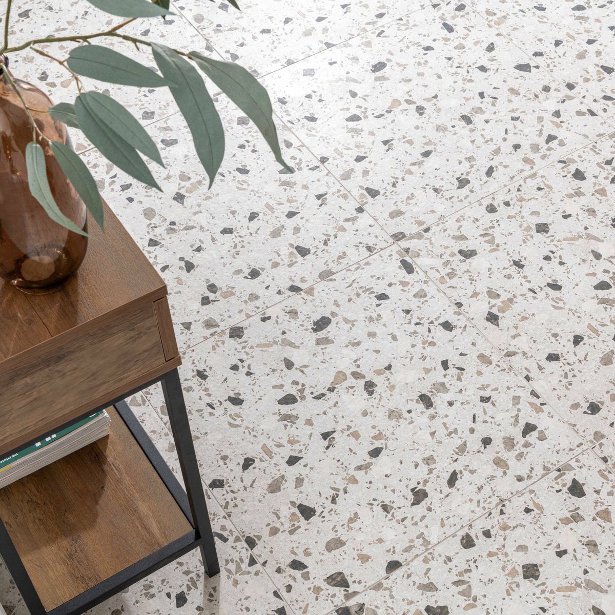 Sample - Rialto Twister Mix Matt Grey Rectified 598X598