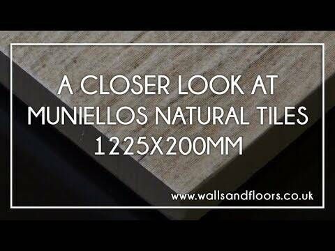 Mumble H Natural Oak Wood Effect Tile 195x1215