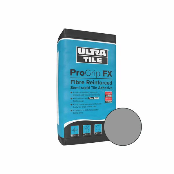 Ultra Tile Fix ProGrip FX Fibre Grey 20kg